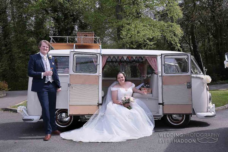 Wedding campervan Ullesthorpe Court
