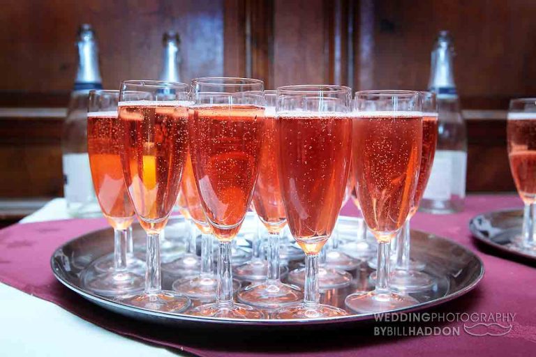 Brooksby Hall wedding drinks