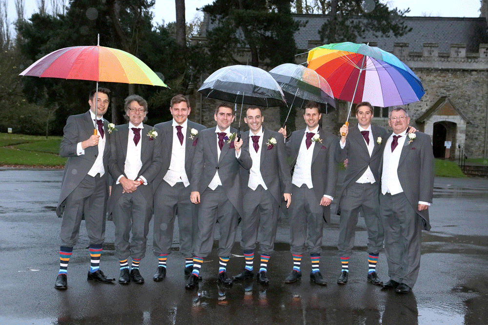 Brooksby Hall groomsmen