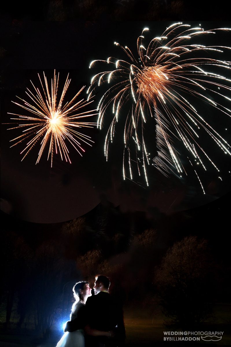 Fireworks on your wedding day