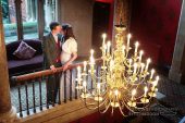 Brownsover Hall wedding staircase