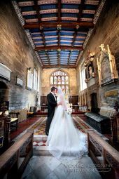 Church wedding leicestershie