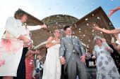 Church wedding leicester Ratcliffe College
