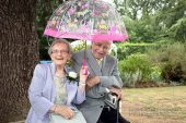 Leicester wedding rain