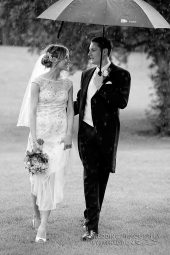 Leicester wedding rain