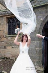 Leicester wedding rain