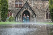 Rain wedding