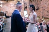 Donington Park Farmhouse wedding ceremony