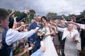 Donington Park Farmhouse wedding confetti