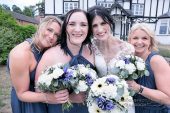 Donington Park Farmhouse wedding bridesmaids 1