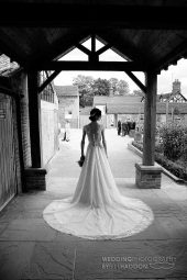 Donington Park Farmhouse wedding bride