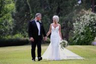 Kilworth House bride and groom walking Kilworth House bride and groom walking