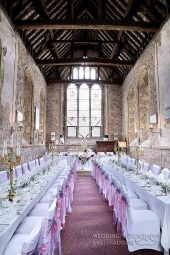 Rothley Court wedding breakfast chapel