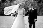 Rothley Court wedding bride and groom photo
