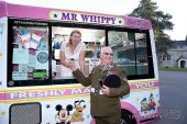 Brooksby Hall wedding ice cream van