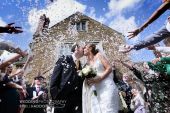 Brooksby Hall wedding confetti