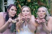 Brooksby Hall wedding confetti