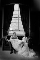 Brooksby Hall Wedding couple