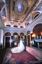 Prestwold Hall wedding in winter