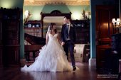 Prestwold Hall wedding Bride and groom entrance
