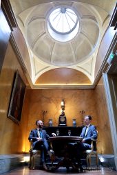 Prestwold Hall wedding photos indoors