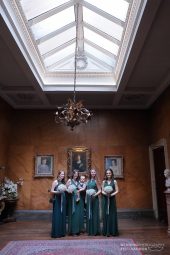 Prestwold Hall wedding bridesmaids