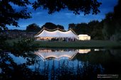 Pole tent wedding
