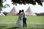 Wedding tipi Cattows Farm